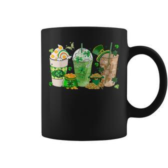 St Patrick's Day Ice Coffee Lover Irish Latte Lucky Coffee Coffee Mug - Monsterry DE