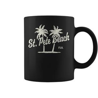 St Pete Beach Florida Vintage 70S Palm Trees Graphic Coffee Mug - Monsterry AU