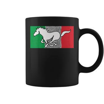 Stallion Italy Flag Italian Horses Culture Pride Coffee Mug - Monsterry