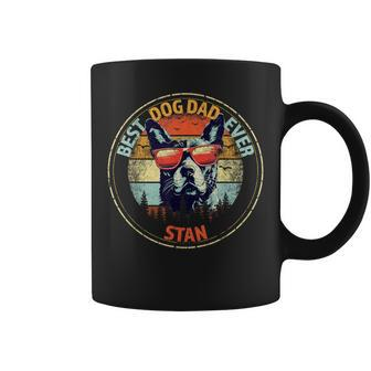 Stan Best Dog Dad Ever Custom Personalized Name Coffee Mug - Monsterry DE