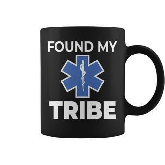 Star Of Life Found My Tribe Ems Pride Emt Coffee Mug | Mazezy DE