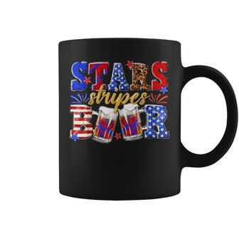 Stars Stripes Beer America Flag 4Th Of July Patriotic Drink Coffee Mug - Monsterry UK