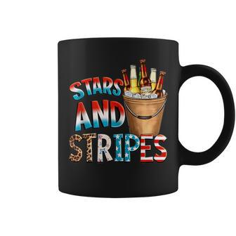 Stars And Stripes Beer Drinking 4Th Of July Independence Day Coffee Mug - Monsterry UK