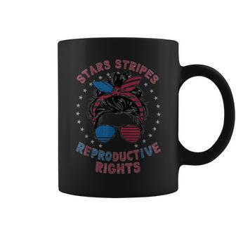 Stars Stripes Reproductive Right Patriotic 4Th Of July Coffee Mug - Monsterry CA