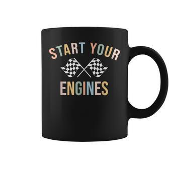 Start Your Engines Race Day Derby Horse Racing For Men Coffee Mug - Monsterry CA