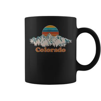 State Of Colorado Mountain View Coffee Mug | Mazezy