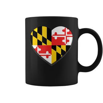 State Of Maryland Heart T Home Pride Love Hometown Coffee Mug - Monsterry AU