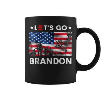 Statue Of Liberty Let's Go Brandon Coffee Mug - Monsterry