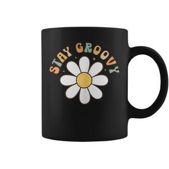 Stay Groovy Retro Hippie 60S 70S 80S Costume Theme Party Coffee Mug - Monsterry