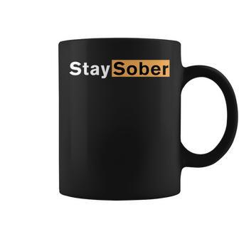 Stay Sober Na Aa Narcotics Anonymous Sobriety Life Coffee Mug - Monsterry CA