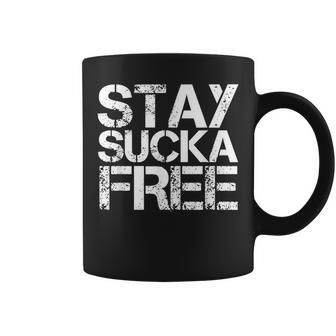 Stay Sucka Free Hip Hop Rap Music Song Idea Coffee Mug - Monsterry UK