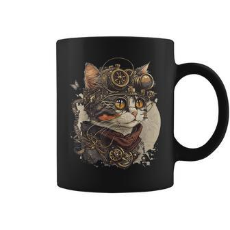 Steampunk Cat Kitten Steam Punk Tassen - Seseable