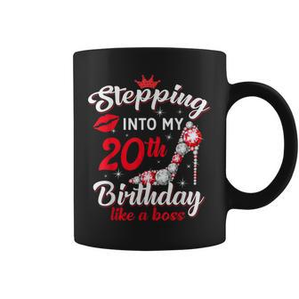 Stepping Into My 20Th Birthday Like A Boss 20 Years Old Coffee Mug | Crazezy UK