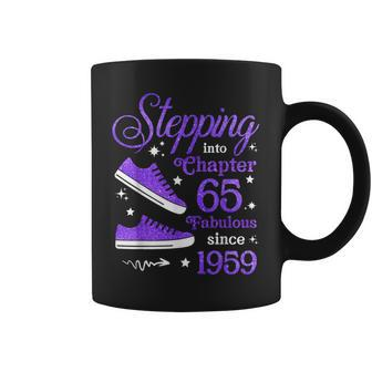 Stepping Into Chapter 65 Fabulous Since 1959 65Th Birthday Coffee Mug | Mazezy DE