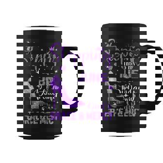 Stepping Into My June Birthday With God's Grace & Mercy Coffee Mug - Seseable