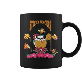 Sticky Fingers Retro Cute Honey Bee Lover s Present Coffee Mug - Monsterry