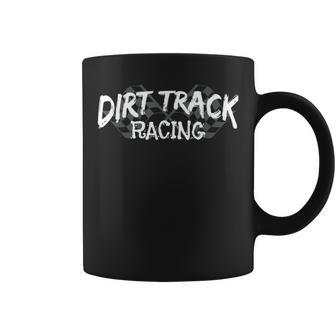 Stock Car Checkered Flag T Dirt Track Racing Coffee Mug - Monsterry AU