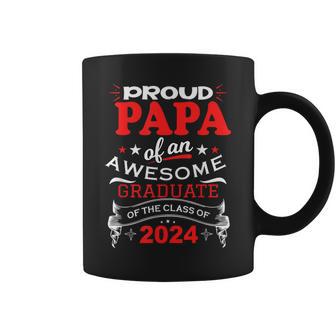 Stolzer Papa Einer Tollen Graduate Class Of 2024 Tassen - Geschenkecke