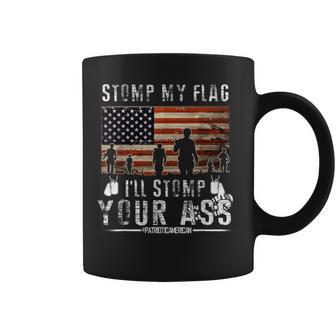 Stomp My Flag And I'll Stomp Your Usa Flag Coffee Mug - Monsterry DE