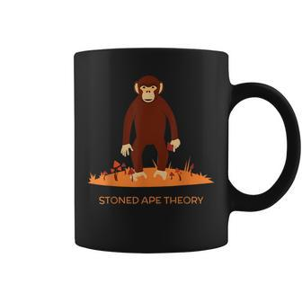 Stoned Ape Theory Magic Mushroom Psychedelic High Coffee Mug - Monsterry AU