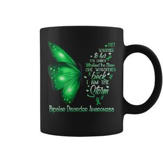 I Am The Storm Bipolar Disorder Awareness Butterfly Coffee Mug - Monsterry