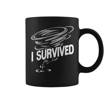 Storm Chaser Hurricane Meteorology Tornado I Survived Coffee Mug - Monsterry DE