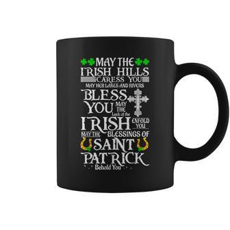 StPatrick's Day Irish Saying Quotes Irish Blessing Shamrock Coffee Mug - Seseable