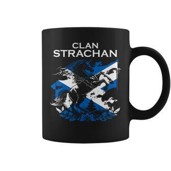 Strachan Clan Family Last Name Scotland Scottish Coffee Mug - Seseable