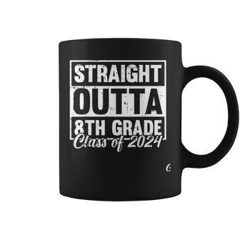 Straight Outta 8Th Grade Class Of 2024 Graduation Graduate Coffee Mug - Seseable