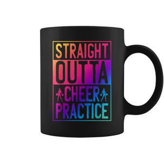 Straight Outta Cheer Practice Cheerleading Cheerleader Coffee Mug - Monsterry AU