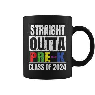 Straight Outta Pre-K School Graduation Class Of 2024 Coffee Mug - Seseable