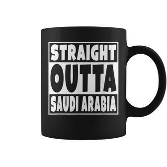 Straight Outta Saudi Arabia For Saudi Arabian Family Coffee Mug - Monsterry UK