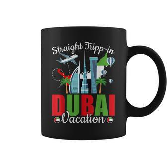 Straight Tripp-In Dubai Group Vacation Matching Crew Coffee Mug - Seseable