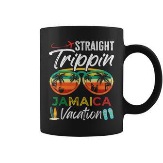 Straight Trippin Jamaica Couples Family Vacation Group Trip Coffee Mug - Monsterry CA