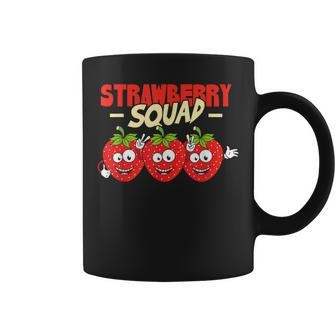 Strawberry Squad Strawberries Berry Fruit Lover Coffee Mug - Thegiftio