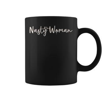 Strong Nasty Woman Love Feminist Female Power Coffee Mug - Monsterry