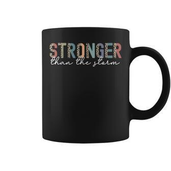 Stronger Than The Storm Women's Day Woman Inspirational Coffee Mug - Seseable