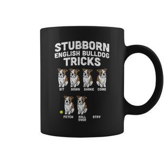 Stubborn English Bulldog Tricks Dog Lover Owner Coffee Mug | Mazezy