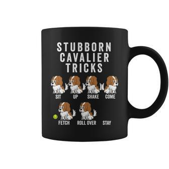 Stubborn Trick Cavalier King Charles Spaniel Dog Coffee Mug | Mazezy