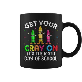 Student Get Your Cray On It's The 100Th Day Of School Coffee Mug | Mazezy