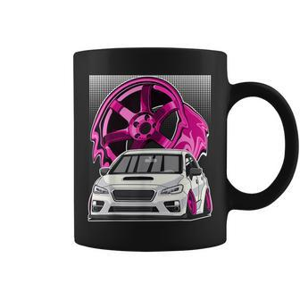 Subie Va Jdm Stance Car Wheel Boxer Motor Racing Graphic Coffee Mug - Monsterry UK