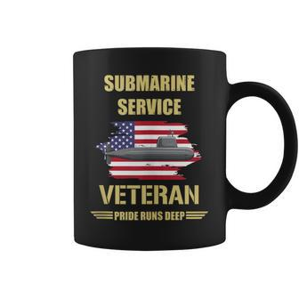 Submarine Service Veteran Pride Runs Deep Veterans Day Coffee Mug - Monsterry DE