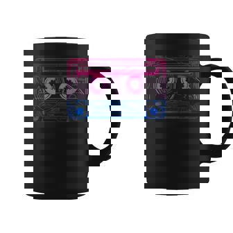 Subtle Bisexual Bi Pride Flag Cassette Coffee Mug | Mazezy