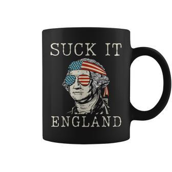 Suck It England George Washington 4Th Of July Coffee Mug - Monsterry DE