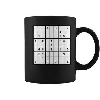 Sudoku Puzzle Game Trivia Challenge Sudoku Solver Coffee Mug - Monsterry CA