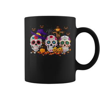 Sugar Skull Halloween For Men Women Boys Kids Coffee Mug | Crazezy