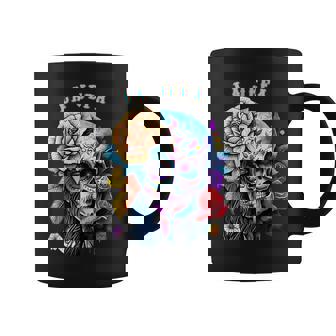 Sugar Skull La Jefa The Boss Dia De Los Muertos Jefa Taza de café - Regaloses