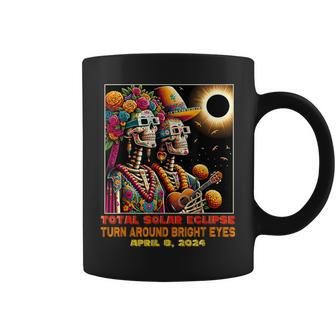 Sugar Skull Total Solar Eclipse Turn Around Bright Eyes Coffee Mug | Mazezy