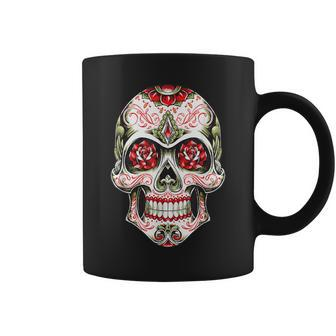 Sugar Skull Youth Day Of The Dead Coffee Mug - Thegiftio UK