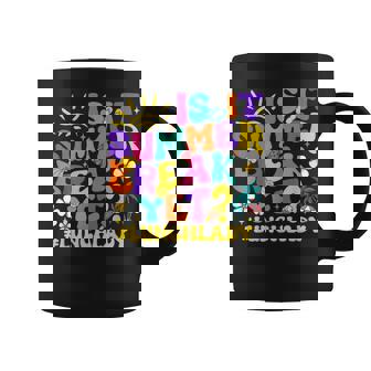 Is It Summer Break Yet Lunch Lady Last Day Of School Groovy Coffee Mug - Seseable